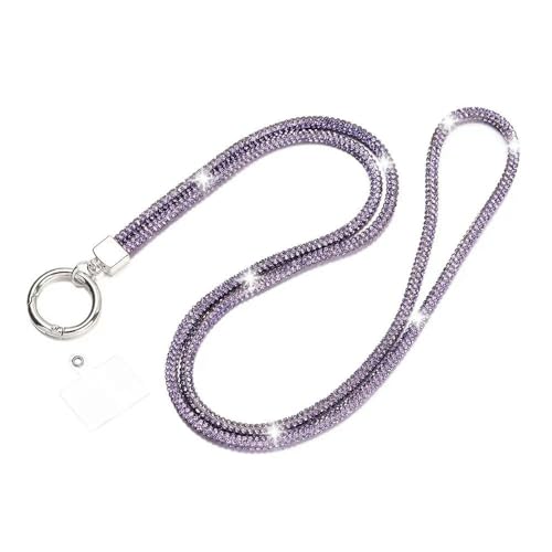 VIXDA Glitzer Strass Telefon Lanyard Telefon Diamant Kristall Kette Riemen Schlüsselanhänger Hängen Anti-verloren Seil Handy Strap von VIXDA