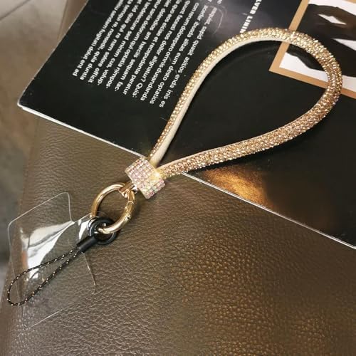 VIXDA Handy-Lanyard-Handgelenkkette Strass-Lanyard High-End-Kurzarmband mit Diamantbesatz, verlustsicher, verstärkt von VIXDA