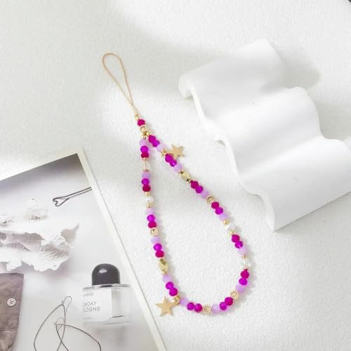 VIXDA Pentagramm-Anhänger für Handyperlen, Modekette für Handyhüllen, Hängeseil für Damen, Schmuck für Handyseile von VIXDA