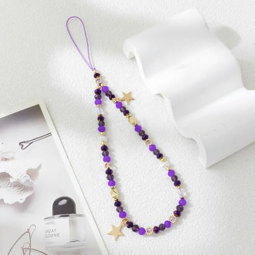 VIXDA Pentagramm-Anhänger für Handyperlen, Modekette für Handyhüllen, Hängeseil für Damen, Schmuck für Handyseile von VIXDA