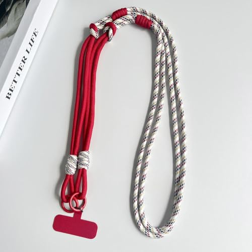 VIXDA Personalisierte Trend Doppel Farbe Handy Universal Lanyard Diagonal Span Lange Seil Schulter Gurt Seil von VIXDA