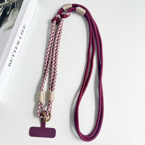VIXDA Personalisierte Trend Doppel Farbe Handy Universal Lanyard Diagonal Spanne Lange Seil Schulter Gurt Seil von VIXDA