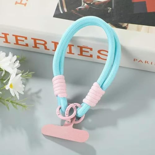 VIXDA Süße Bonbonfarben-Telefonkette, Handygurt, Anti-Verlust-Lanyard, Sommerkette, Schmuck, Telefon-Handgelenkbänder, Hängeseil-Zubehör von VIXDA