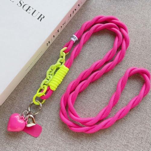 VIXDA Universal-Telefon-Lanyard-Umhängeband mit Herz-Schlüsselanhänger-Anhänger für Frauen und Mädchen, Crossbody-Handyhalter von VIXDA
