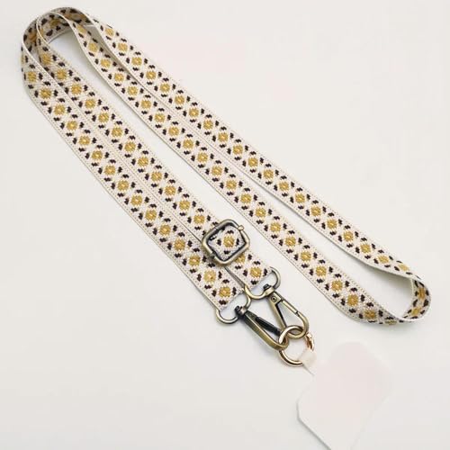 Vintage Stickerei Crossbody Neck Strap Handy Lanyard Einstellbare Anti-verloren Universal Handy Fall Kette von VIXDA