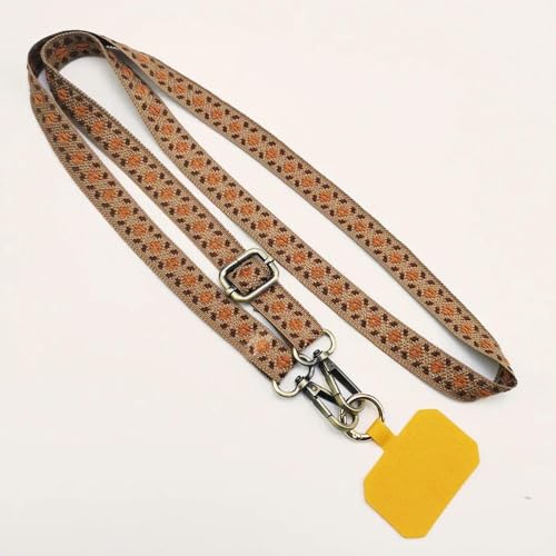 Vintage Stickerei Crossbody Neck Strap Handy Lanyard Einstellbare Anti-verloren Universal Handy Fall Kette von VIXDA