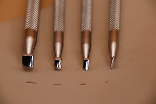 Glatter Winkel Feveler Leder Stempel Werkzeug Abschrägung Set 4pcs Undercut Beveler Stamps 304 Edelstahl Schnitzen DIY Lederhandwerk Kit Glatter Winkel Feveler Leder Stempel Werkzeug Abschrägung Set 4pcs Undercut Beveler Stamps 304 Edelstahl Schnitzen DIY Lederhandwerk Kit von VJEWEBLU