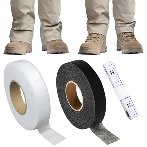 VLYX 64 Meter Wonder Web, 2 Stück Saumband zum Aufbügeln mit einem 1,5 m Langen Maßband, Saumband für Vorhänge, zum Verbinden von Stoffen, Hosen, Vorhängen, Kleidung, 2 cm breit VLYX 64 Meter Wonder Web, 2 Stück Saumband zum Aufbügeln mit einem 1,5 m Langen Maßband, Saumband für Vorhänge, zum Verbinden von Stoffen, Hosen, Vorhängen, Kleidung, 2 cm breit von VLYX