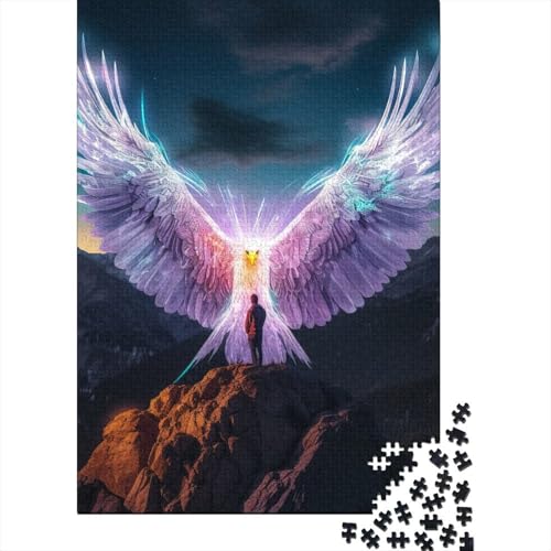 1000 Teile Puzzle des mysteriösen Wächters für Erwachsene, Halloween-Geschenkpapier für Teenager, einzigartige Geschenke für Zuhause und Geschenke 1000 Stück (38 x 26 cm) von VMDUHFY