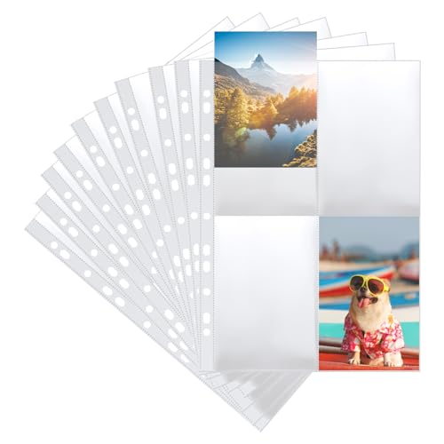 VMUTGA 50 Stück Fotohüllen A4, 4 Fächer Geteilt Transparent Postkartenhüllen Kleine Klarsichtfolien Fotosichthüllen Foto Seitenschutz für Familien Hochzeits Fotoalbum A4 2/3/4 Ringbuch (10.5*15.3 cm) VMUTGA 50 Stück Fotohüllen A4, 4 Fächer Geteilt Transparent Postkartenhüllen Kleine Klarsichtfolien Fotosichthüllen Foto Seitenschutz für Familien Hochzeits Fotoalbum A4 2/3/4 Ringbuch (10.5*15.3 cm) von VMUTGA