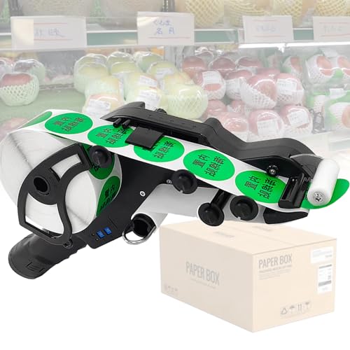 Elektrischer Etikettenspender Spender FüR 40-Mm-/80-Mm-Aufkleberrollen, Tragbarer, Kabelloser Applikator, FüR Synthetisches Papier, Etiketten FüR Frischwaren, Lager, Einzelhandelsverpackungen,40mm Elektrischer Etikettenspender Spender FüR 40-Mm-/80-Mm-Aufkleberrollen, Tragbarer, Kabelloser Applikator, FüR Synthetisches Papier, Etiketten FüR Frischwaren, Lager, Einzelhandelsverpackungen,40mm von VNATWGOO