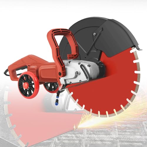 VNATWGOO 3200 W/3500 W/3800 W BetonsäGe, Staubfrei, Mit Einstellbarer Tiefe, FüR WäNde Und TüRen,3200W/410mm VNATWGOO 3200 W/3500 W/3800 W BetonsäGe, Staubfrei, Mit Einstellbarer Tiefe, FüR WäNde Und TüRen,3200W/410mm von VNATWGOO