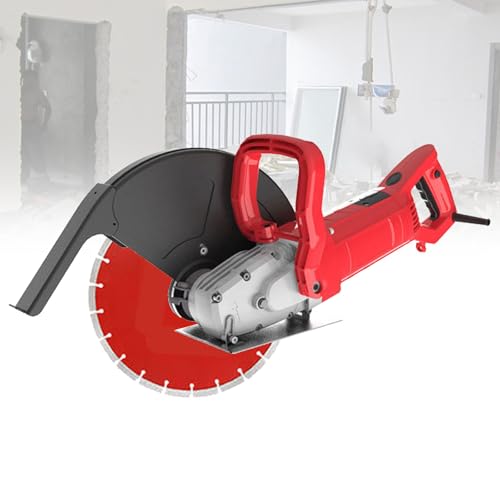 VNATWGOO Betonwandschneider, 3200 W/3500 W/3800 W, Staubfrei, Tiefeneinstellung, FüR BöDen, WäNde, Nuten Und Schlitzen,3200W/300mm VNATWGOO Betonwandschneider, 3200 W/3500 W/3800 W, Staubfrei, Tiefeneinstellung, FüR BöDen, WäNde, Nuten Und Schlitzen,3200W/300mm von VNATWGOO