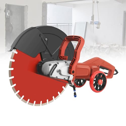 VNATWGOO Betonwandschneider, 3200 W/3500 W/3800 W, Staubfrei, Tiefeneinstellung, FüR BöDen, WäNde, Nuten Und Schlitzen,3200W/410mm VNATWGOO Betonwandschneider, 3200 W/3500 W/3800 W, Staubfrei, Tiefeneinstellung, FüR BöDen, WäNde, Nuten Und Schlitzen,3200W/410mm von VNATWGOO