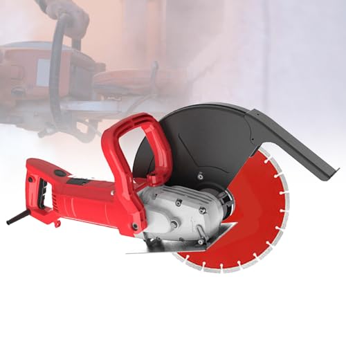 VNATWGOO Industrielle Wandschneidemaschine (3200 W/3500 W/3800 W), Staubfrei, Mit Einstellbarer Tiefe,3200W/300mm von VNATWGOO