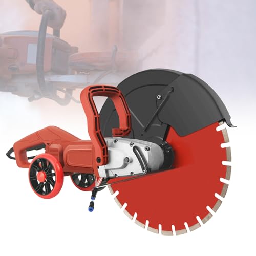 VNATWGOO Industrielle Wandschneidemaschine (3200 W/3500 W/3800 W), Staubfrei, Mit Einstellbarer Tiefe,3200W/410mm von VNATWGOO