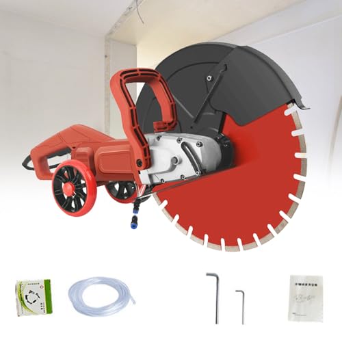 VNATWGOO Professionelle Betonnutenmaschine, 3200 W/3500 W/3800 W, Betonschneide-KreissäGe,3200W/410mm von VNATWGOO