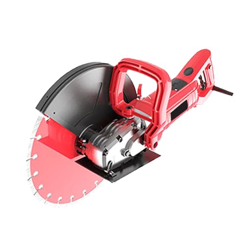 VNATWGOO Professionelle Betonwandschneidemaschine (3200 W/3500 W/3800 W), Staubfrei, Mit Einstellbarer Tiefe, FüR BetonwäNde, BöDen Und Nuten,3500W/350mm von VNATWGOO