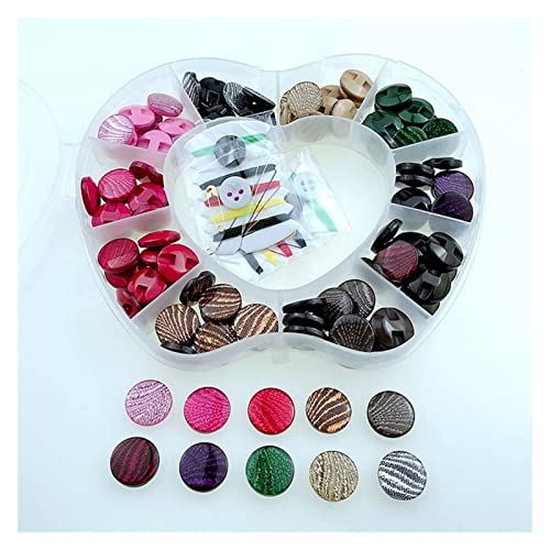 VNNHGB Box 100 STÜCKE 10 Farben 15mm Harzknöpfe DIY Bekleidung Mantelknöpfe Nähzubehör VNNHGB Box 100 STÜCKE 10 Farben 15mm Harzknöpfe DIY Bekleidung Mantelknöpfe Nähzubehör von VNNHGB