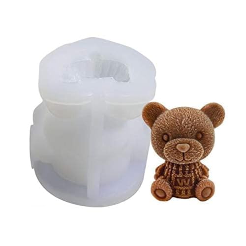VOANZO 3D Bärenform, Silikon Tierform, Seifenkerzenform, Kuchen backen, Cupcake Topper Dekoration VOANZO 3D Bärenform, Silikon Tierform, Seifenkerzenform, Kuchen backen, Cupcake Topper Dekoration von VOANZO
