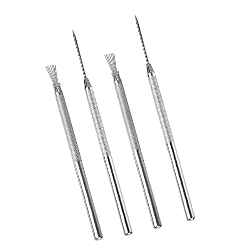 VOANZO Modellierwerkzeuge, Töpferwerkzeuge, Profi-Nadel-Detail-Werkzeuge, Punktierwerkzeuge, Federstruktur, 4 Stück VOANZO Modellierwerkzeuge, Töpferwerkzeuge, Profi-Nadel-Detail-Werkzeuge, Punktierwerkzeuge, Federstruktur, 4 Stück von VOANZO