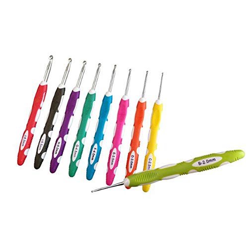 VOANZO 9pcs Ergonomische Häkelnadel Stricknadeln Nähen Zubehör DIY Retro Crafts Weaving Sweater Knit Tool VOANZO 9pcs Ergonomische Häkelnadel Stricknadeln Nähen Zubehör DIY Retro Crafts Weaving Sweater Knit Tool von VOANZO