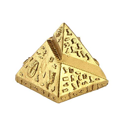 VOANZO Ägyptische Pyramide Sammlerstücke Kunsthandwerk Ägypten Miniatur Landschaftsdekoration,Hergestellt aus Naturharz, das Nicht stinkt und unserer Gesundheit keinen Schaden zufügt von VOANZO