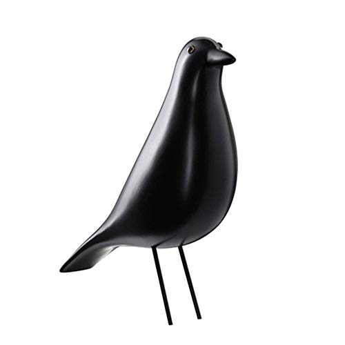 VOANZO Dove Bird Adornment Office Wohnkultur, Desk Dove Ornament, Arts Pigeon Gifts (Schwarz) von VOANZO