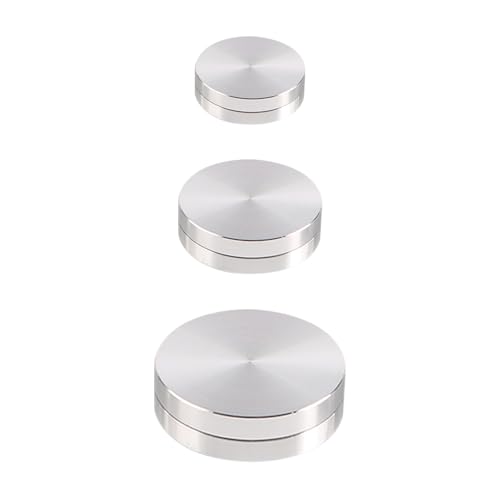 VOANZO Mini-Töpfer-Trimmwerkzeuge, Keramik- und Ton-Trimm-Spinner-Werkzeug, Mini-Töpferscheibe, Tonwerkzeuge für Töpfer und Tonkünstler, 3 Stück, 30 mm/38 mm/45 mm von VOANZO