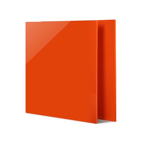 3pcs farbige undurchsichtige Acrylblätter 12 "x12" 1/8 "dicke 3mm Acrylplatten für Zeichen Orange 3pcs farbige undurchsichtige Acrylblätter 12 "x12" 1/8 "dicke 3mm Acrylplatten für Zeichen Orange von VOBOR