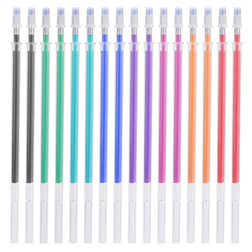 Radierbarer Kugelschreiber Ersatzminen, 16 Stück 0,5 mm Ersatzminen, 8 Farben von VOCIBO