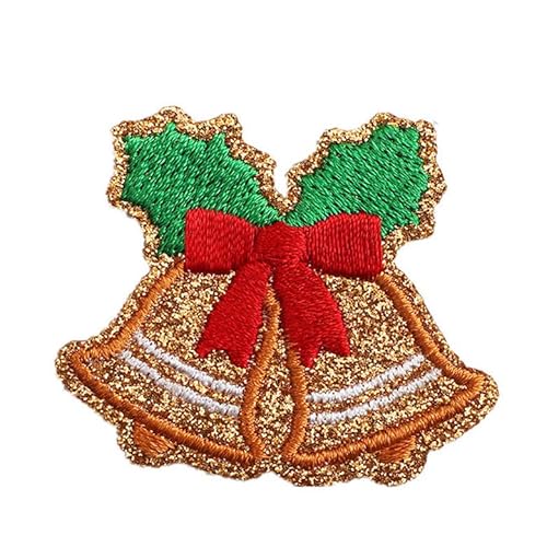 VOCUE Aufnäher für Jeans, Kleidung, bestickt, zum Aufbügeln, Weihnachtsflicken VOCUE Aufnäher für Jeans, Kleidung, bestickt, zum Aufbügeln, Weihnachtsflicken von VOCUE