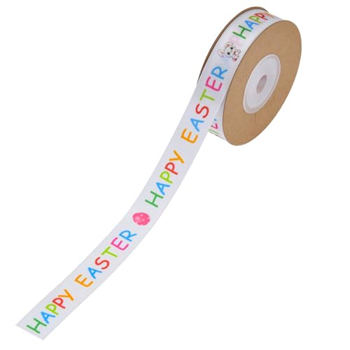 VOCUE Buntes Stoffband zum Verpacken, schönes gemustertes Band, dekoratives Band zum Basteln und Scrapbooking VOCUE Buntes Stoffband zum Verpacken, schönes gemustertes Band, dekoratives Band zum Basteln und Scrapbooking von VOCUE