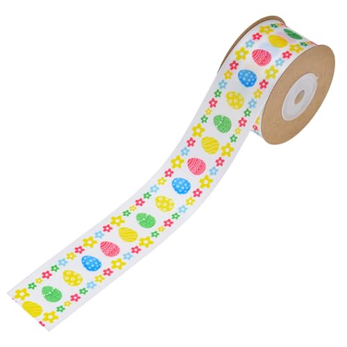 VOCUE Buntes Stoffband zum Verpacken, schönes gemustertes Band, dekoratives Band zum Basteln und Scrapbooking VOCUE Buntes Stoffband zum Verpacken, schönes gemustertes Band, dekoratives Band zum Basteln und Scrapbooking von VOCUE