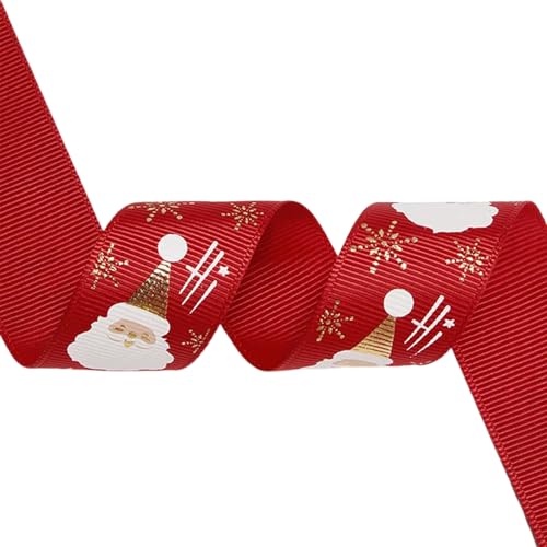 VOCUE Elegantes Satinband zum Basteln und Verpacken, 25 mm breites Polyesterband, Weihnachtsblumenstraußband VOCUE Elegantes Satinband zum Basteln und Verpacken, 25 mm breites Polyesterband, Weihnachtsblumenstraußband von VOCUE