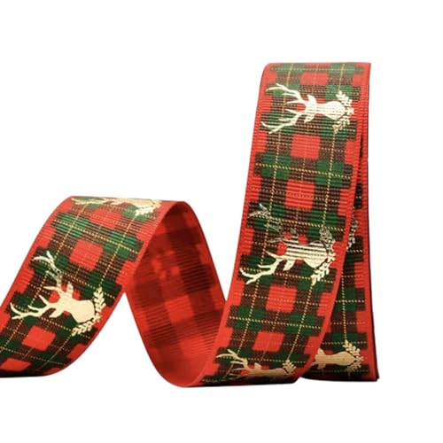 VOCUE Elegantes Satinband zum Basteln und Verpacken, 25 mm breites Polyesterband, Weihnachtsblumenstraußband VOCUE Elegantes Satinband zum Basteln und Verpacken, 25 mm breites Polyesterband, Weihnachtsblumenstraußband von VOCUE