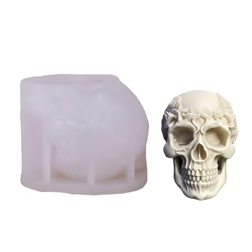 VOCUE Halloween-Totenkopf-Statue, Kerzenformen für Kerzen, Gipsdekorationen, Heimdekorationen, Handwerk, Totenkopf-Statue, Kerzenformen VOCUE Halloween-Totenkopf-Statue, Kerzenformen für Kerzen, Gipsdekorationen, Heimdekorationen, Handwerk, Totenkopf-Statue, Kerzenformen von VOCUE