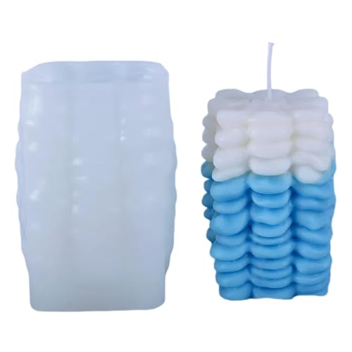 VOCUE Kerzenformen für Kerzen, Seife, Kuchen, Fondant, Gips, Ornamente, Heimdekoration, Handwerk, 3D-Würfel-Kerzenformen VOCUE Kerzenformen für Kerzen, Seife, Kuchen, Fondant, Gips, Ornamente, Heimdekoration, Handwerk, 3D-Würfel-Kerzenformen von VOCUE