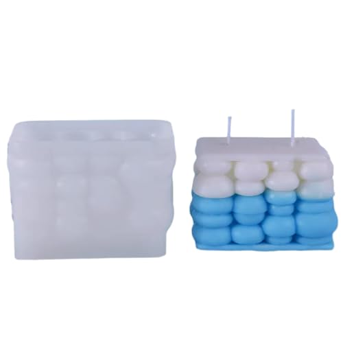 VOCUE Kerzenformen für Kerzen, Seife, Kuchen, Fondant, Gips, Ornamente, Heimdekoration, Handwerk, 3D-Würfel-Kerzenformen VOCUE Kerzenformen für Kerzen, Seife, Kuchen, Fondant, Gips, Ornamente, Heimdekoration, Handwerk, 3D-Würfel-Kerzenformen von VOCUE