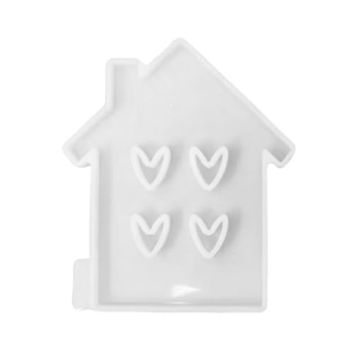 VOCUE Love House Kerzenhalter-Form mit Sockel für Kerzenhalter, Teelichthalter, Dekorationen, Gips-Ornament VOCUE Love House Kerzenhalter-Form mit Sockel für Kerzenhalter, Teelichthalter, Dekorationen, Gips-Ornament von VOCUE