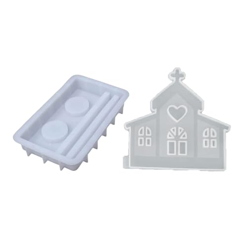 VOCUE Love House Kerzenständer Harze Formen Haus Kerzenhalter Silikonformen Gussteile Formen für Tisch Heimdekoration VOCUE Love House Kerzenständer Harze Formen Haus Kerzenhalter Silikonformen Gussteile Formen für Tisch Heimdekoration von VOCUE