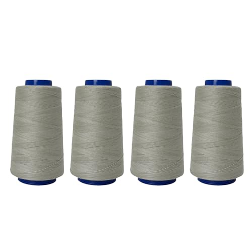 VOCUE Nähgarn, 4 Spulen Polyester-Nähgarn für Nähmaschinen, Handnähen, 914 m pro Spule, Polyestergarn VOCUE Nähgarn, 4 Spulen Polyester-Nähgarn für Nähmaschinen, Handnähen, 914 m pro Spule, Polyestergarn von VOCUE