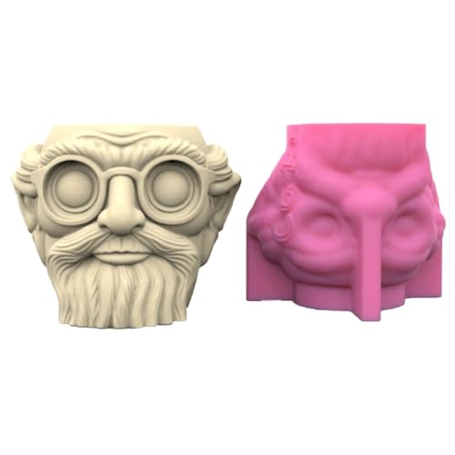 VOCUE Old Man Beton Pflanzgefäß Vasen Formen Blumentöpfe Silikonformen Sukkulenten Pflanzgefäß Formen Harze Formen Kerzen Formen VOCUE Old Man Beton Pflanzgefäß Vasen Formen Blumentöpfe Silikonformen Sukkulenten Pflanzgefäß Formen Harze Formen Kerzen Formen von VOCUE