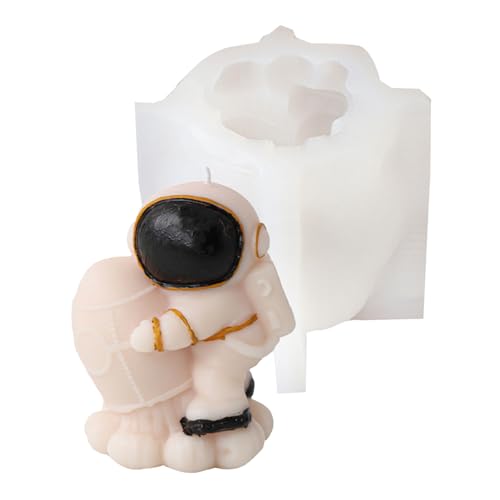 VOCUE Silikon-Kerzenformen mit Astronauten-Figur, Weltraum-Mensch, Seifenformen für Epoxidharz, Kerzen, Seife, Heimdekoration VOCUE Silikon-Kerzenformen mit Astronauten-Figur, Weltraum-Mensch, Seifenformen für Epoxidharz, Kerzen, Seife, Heimdekoration von VOCUE