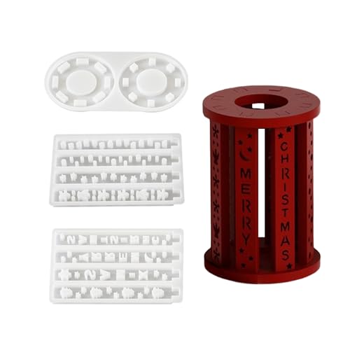VOCUE Silikon-Teelichthalter mit Weihnachtsmotiven, Silikon-Kerzenständerformen für Epoxidharz, Kerzenständer, Teelichthalter VOCUE Silikon-Teelichthalter mit Weihnachtsmotiven, Silikon-Kerzenständerformen für Epoxidharz, Kerzenständer, Teelichthalter von VOCUE
