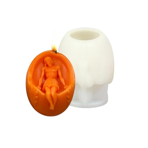 VOCUE Silikonform für 3D-Jesuseier, Kerzen, Eier, handgefertigte Gipsformen, Ornamente, Epoxidharz-Formen VOCUE Silikonform für 3D-Jesuseier, Kerzen, Eier, handgefertigte Gipsformen, Ornamente, Epoxidharz-Formen von VOCUE
