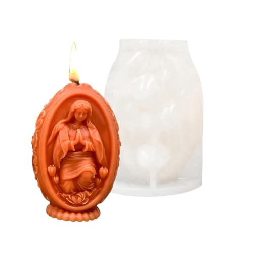 VOCUE Silikonform für 3D-Jesuseier, Kerzen, Eier, handgefertigte Gipsformen, Ornamente, Epoxidharz-Formen VOCUE Silikonform für 3D-Jesuseier, Kerzen, Eier, handgefertigte Gipsformen, Ornamente, Epoxidharz-Formen von VOCUE