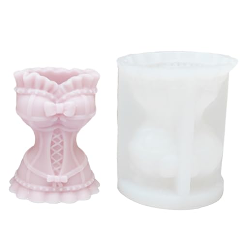 VOCUE Silikonform für Damen, Kleid, Kerzen, Rock, Vase, handgefertigt, Kuchen, Schokolade, Epoxidharz, für Tischdekorationen VOCUE Silikonform für Damen, Kleid, Kerzen, Rock, Vase, handgefertigt, Kuchen, Schokolade, Epoxidharz, für Tischdekorationen von VOCUE