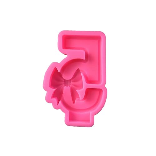 VOCUE Silikonform mit Schleife, Zahlen, handgefertigt, Epoxidharz, Gießformen, Kuchen, Schokolade, Dekorationswerkzeug VOCUE Silikonform mit Schleife, Zahlen, handgefertigt, Epoxidharz, Gießformen, Kuchen, Schokolade, Dekorationswerkzeug von VOCUE