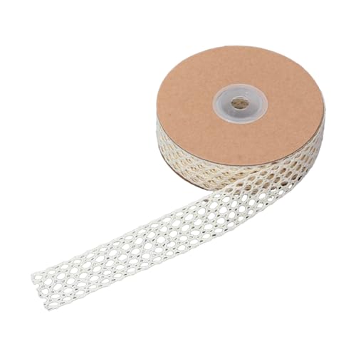 VOCUE Spitzenband, hohles Baumwollband für Blumenstrauß, dekoratives Band zum Verpacken, Dekorieren, Blumenstrauß VOCUE Spitzenband, hohles Baumwollband für Blumenstrauß, dekoratives Band zum Verpacken, Dekorieren, Blumenstrauß von VOCUE